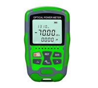Compteur de puissance optique, Testeur De Câbles À Fibre Optique Portable Recharable Avec Fonction Test Réseau, Wattmètre 10 Km