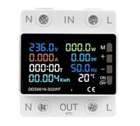 Compteur de puissance Protection contre les surtensions et les sous-tensions Relais Interrupteur Disjoncteur Énergie kWh Température Durée de vie du compteur(NO WIFI Meter)