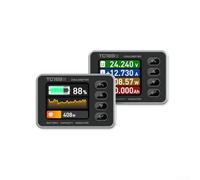 Compteur de puissance, surveillance avec écran couleur haute résolution et suivi du flux d'énergie en temps réel, pour capacité de la batterie au lithium (B)