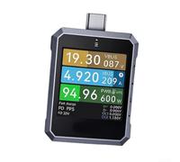 Compteur de puissance USB bidirectionnel 240 W pour capacité de batterie | Lit les données des puces e-marker, vérifie la résistance du câble, identifie les câbles contrefaits, assure une charge sûre