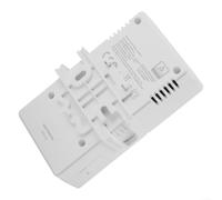 Compteur de puissance WiFi intelligent 16 A avec contrôle par application - Protection contre les surcharges d'utilisation d'électricité pour les appareils ménagers - Blanc - 98 x 54 mm