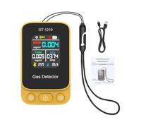 Compteur de qualité d'air, détecteur de dioxyde de carbone portable | Compteur d'air alimenté par batterie avec température et humidité | pour maison chambre auto hôtel école