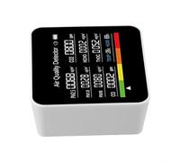 Compteur de qualité de l'air avec TVOC HCHO PM2.5 PM1.0 PM10 et détection d'humidité 9 en 1 pour test d'air intérieur domestique