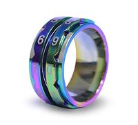 Compteur de rangées: arc-en-ciel: taille de bague 12