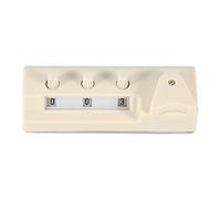 Compteur de rangs pour machine à tricoter, accessoire de machine à tricoter au boîtier robuste en plastique et en métal, outil de suivi précis des rangs, compatible avec les