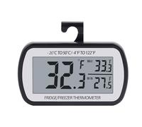 Compteur de refroidissement numérique pour réfrigérateur avec grand écran d'affichage arrière et historique de haut et bas degrés, étanche, design déni, perceuse à déni, compteur de température pour