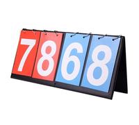 Compteur de Score,4 Sportive Compteur Multifonction Tableau Sports Flip D'affichage Bord Numérique Sportive Ableau Portable à Bascule Léger Table en Carton pour Le Jeu Compétition D'échecs
