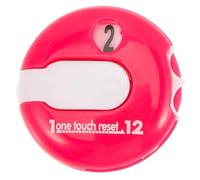 Compteur de Score de Golf à Pince, Portable, Abs, Débutants | Remise à Zéro D’une Seule Touche, Usage Golf, Conception à Clip, Facile à Utiliser, Couleur Rose