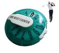 Compteur de score de golf - Affichage numérique à réinitialisation rapide - Compteur de golf portable - Outil de score facile à cliquer - Accessoire d'entraînement pour la pratique de la conduite dans