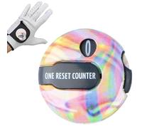 Compteur de Score de Golf | Mini Multicolore Réinitialisation Tactile 3 Cm | Compteur Swing Golf | pour Pratique Quotidienne Compétition Practice Zone d'Entraînement Montre, Gants, Ceinture, Vêtements