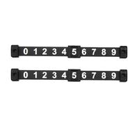 Compteur de score 'hockey de table - Indicateur de table pour billard de 2 pièces | PP 18x2x1.1cm 7.09x0.79x0.43in Outil de score de football 10 numéros Marqueur pour les jeux de ta