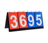 Compteur de Score Multifonction Tableau D'affichage des Scores Sports Flip Tableau D'affichage des Tableau D'affichage Numérique en Carton pour Le Jeu De Compétition Sportive Compétition D'échecs