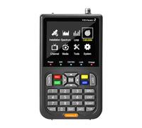 Compteur de signal satellite numérique,Mètre de recherche de satellite TV avec écran LCD 3,5 pouces - Détecteur de signal satellitee de grande capacité 4000 mAh et réglage de l'antenne parabolique