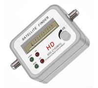 Compteur de signal satellite pour systèmes TV avec entrée de fréquence 950 MHz 2150 MHz et fonctions d'étalonnage facile