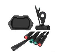 Compteur de tableau de bord LCD pour scooter électrique Kukirin G2 Pro/G2 Max/G2/G3 Pro - Écran étanche à 5 fils avec vitesse réelle, batterie et R (noir)