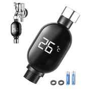 Compteur de température de l'eau, thermomètre de douche, moniteur de température du débit d'eau, écran de douche électronique intelligent étanche pour la maison, accessoires de cuisine, appartement