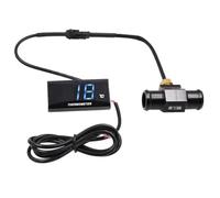 Compteur de température d'eau numérique avec écran haute résolution et design étanche pour moto, scooter et voiture de course 12 V