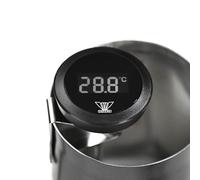 Compteur De Température Du Lait - Acier Inoxydable ABS 4,6x4,6x12,3 Cm | Jauge De Température D'eau À Lecture Instantanée Avec Clip | Thermomètre Numérique Pour Café, Lait, Chocolat, Mousse, Boisson,