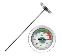 Compteur de température du sol - Thermomètre de sol de jardin de 7 pouces, thermomètre de sonde de sol | Thermomètre de sol de jardin facile à lire, thermomètre de température extérieure, thermomètre
