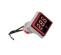 Compteur de température numérique carré 220 V 20-199 ' C avec Longue durée pour Les Applications Professionnelles et domestiques Thermomètres à Affichage Clair