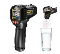 Compteur De Température Portable - Thermomètre Numérique, Jauge Précision Sans Contact Avec Lecture Instantanée Et Du Point | Pour La Cuisson Four À Pizza, Cuisine Domestique, Industriel, Al