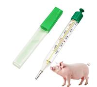 Compteur de température pour animaux de compagnie, avec étui portable, double échelle, capteur de température vétérinaire, pour chats, bétail, moutons, grands animaux, lectures rapides et précises