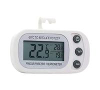 Compteur de température pour réfrigérateur, jauge de température pour réfrigérateur | Compteur de ambiante numérique étanche, de avec grand écran LCD, support et dos ma