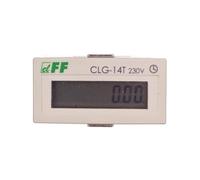 Compteur de temps de travail 110-230 V AC/DC 8 caractères Tableau numérique 48 x 24 mm CLG-14T f&f 5908312592525
