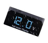 Compteur de tension 12V - jauge de voiture de moto étanche, testeur de tension d'affichage à LED, compteur électrique multifonctionnel | Équipement d'essai automobile automobile navires Mesure