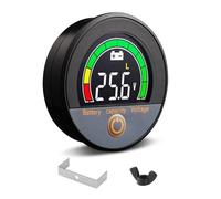 Compteur de Tension de Capacité de Batterie Étanche IP67 12 V 24 V 48 V 60 V 84 V avec Écran LCD Rétroéclairé et Alarme de Basse