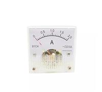 compteur de tension de panneau analogique, 91C4 Ampèremètre analogique CC Voltmètre Panneau Pointeur mécanique Plages de courant multiples(0-15A)