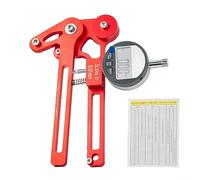 Compteur de tension de rayon mécanique et électronique, outil essentiel pour l'entretien des roues de vélo (montre électronique rouge)