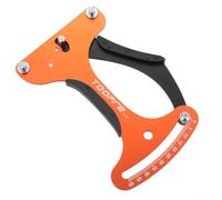 Compteur de tension de rayons de vélo en alliage d'aluminium pour une lecture précise de la tension des rayons - Outil essentiel de cyclisme (orange)