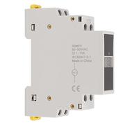 Compteur de tension monophasé à affichage numérique, haute précision, large plage, boîtier ABS, mini voltmètre modulaire pour électricien, installation d'appareils électriques