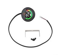 Compteur de tension numérique de batterie 12 V-72 V avec écran LCD, étanchéité IP67, alarme basse tension pour voiturette de golf, voiture, moto, pack au lithium acide