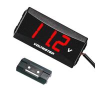 Compteur de tension numérique - Testeur de batterie 12 V -48 V, indicateur de voltmètre numérique | Compteur électronique d'affichage LCD, affichage haute définition Lectures claires pour la