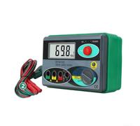 Compteur de terre professionnel pour électriciens industriels | Grand écran HD, temps de réponse de 5 secondes, valeurs claires, réduit les erreurs de lecture, travail efficace