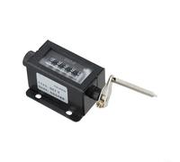Compteur de tirage manuel mécanique à 5 chiffres réinitialisable pour comptage industriel, modèle D67-F avec gamme 0-99999, module de compteur de traction monté à vis pour machines de presse et