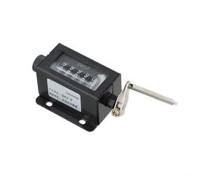 Compteur de tirage manuel mécanique à 5 chiffres réinitialisable pour comptage industriel, modèle D67-F avec gamme 0-99999, module de compteur de traction monté à vis pour machines de presse et