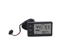 Compteur de vélo avec écran LCD rétroéclairé pour vélo électrique 24V/36V/48V, grand écran étanche.