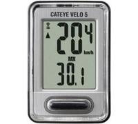 Compteur de vélo Cateye CC-VL520 transmission par câble avec capteur de roue argent G