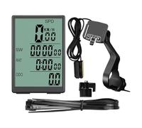 Compteur de vélo compteur de vélo 7,8 x 5,1 x 1,8 cm | Ordinateur de vélo avec câble précis pour entraînement sur route, sport