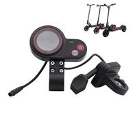 Compteur de vélo électrique, écran LCD avec accélérateur au pouce, panneau de commande 6 broches 36 V-72 V, compatible avec KAABO pour MANTIS 8/10 et pour Wolf