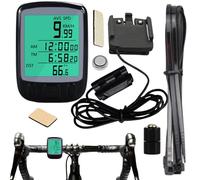 Compteur de vélo et Compteur kilométrique - Tracker de vélo LCD LCD étanche Filaire | Moniteur de Cyclisme en Temps réel, Ordinateur de vélo de, Tracker de Temps de Voile