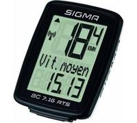 Sigma BC 7.16 ATS sans fil Ordinateur de vélo - Noir Zwart