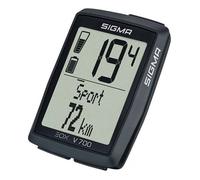 Compteur De Vélo - Sigma - Eox View 700 - Écran 2 Pouces - Résistant À L'eau - Connectivité Ble/Ant+ Multicolore