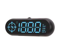 Compteur De Vitesse à Affichage NuméRique Hud Pour Voiture, OdomèTre, Boussole Gps, 7 Couleurs, Police Universelle Pour VéHicules