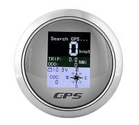 Compteur de Vitesse, Compteur Kilométrique de Compteur de Vitesse GPS Numérique de 85 Mm, Indicateurs de Vitesse Numériques étanches en Acier Inoxydable Ip67 pour Ingénieur de