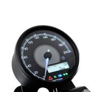 Compteur de Vitesse Daytona Velona 80 200 km/h/mph LED Blanc Blanc