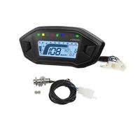 Compteur de Vitesse de Moto Compteur De Vitesse Numérique Universel pour Moto, 10000 TR/Min, Odomètre, Tachymètre, Tableau Bord